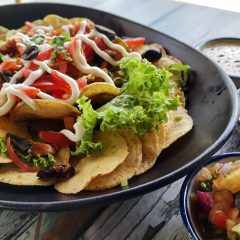 nacho salad at Niche Restaurant in San Juan, Puerto Rico